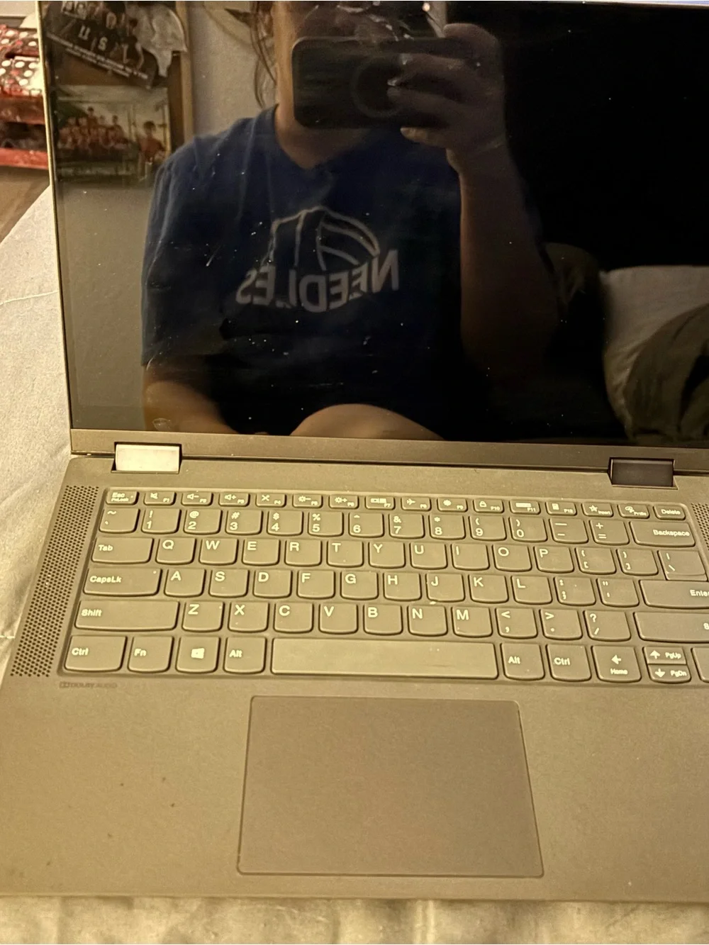 Lenovo flex 5 Gray Laptop with Full-Size Keyboard
